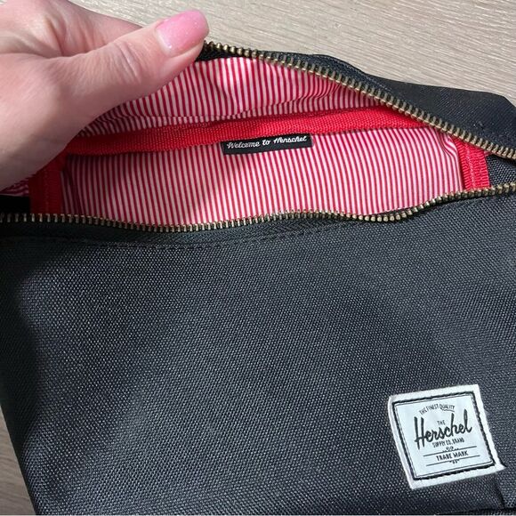 Herschel Supply Black Canvas Hip Pack Belt Bag - Picture 7 of 10